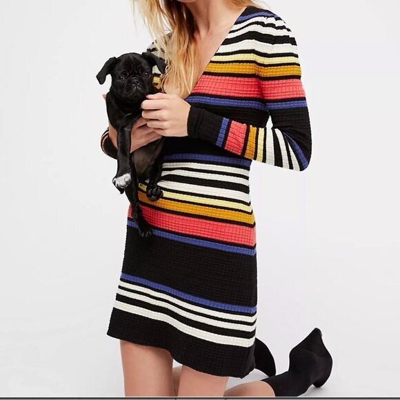 Free People Gidget Sweater Mini Dress - Picture 1 of 12
